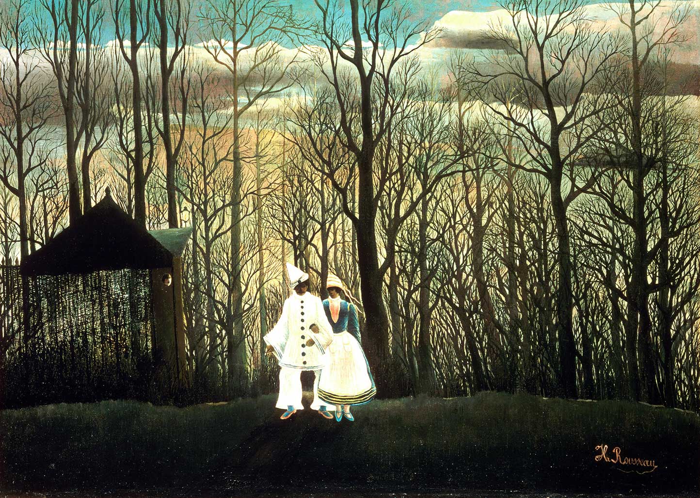 Henri Rousseau, Carnival Evening 1886 Oil on canvas.